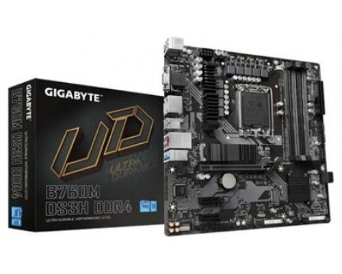 PLACA BASE B760M DS3H DDR4 GIGABYTE (Espera 4 dias)